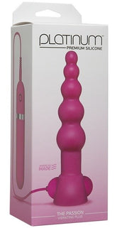 Doc Johnson Platinum The Passion Vibrating Anal Plug Pink Anal Vibrators